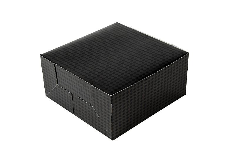 SCATOLA PORTA TORTA DELPIN DAMA 25 NERA 100PZ X CF