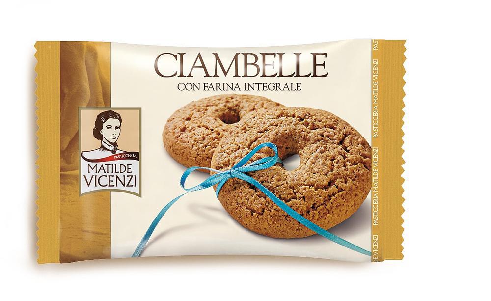 BISCOTTI MONOPORZIONE VICENZI CIAMBELLE INTEGRALI 40GR 30PZ X CT