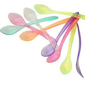POSATE CUCCHIAIO GRANITA POLOPLAST 15.7CM PS MULTICOLOR 250PZ X 10CF X CT