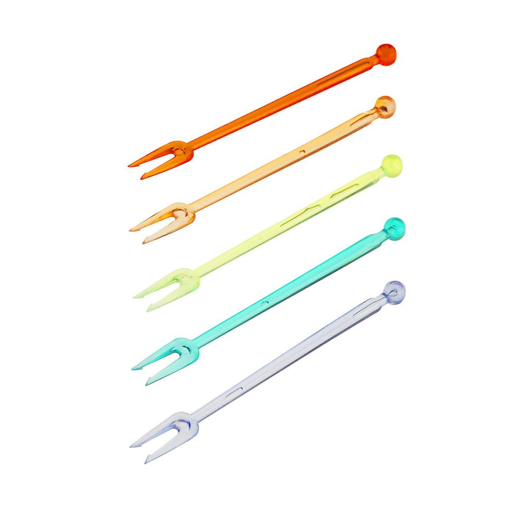POSATE FORCHETTINA 2P FLORIDA 8,5cm MULTICOLOR 1KG X 16CF X CT