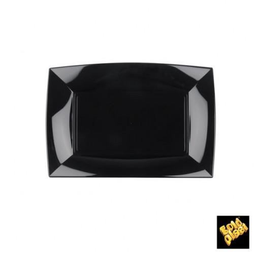 PIATTO RETTANGOLARE GOLDPLAST NICE 280X190 PS NERO 6PZ X 16CF X CT