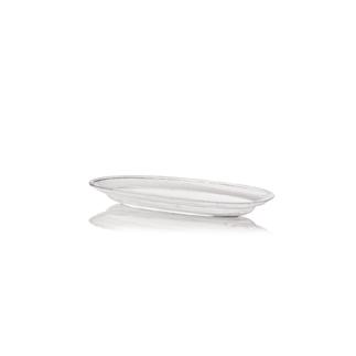 VASSOIO PROFITTEROL OVALE 25,5X12,5X2,5 PS TRASPARENTE 10KG X CT