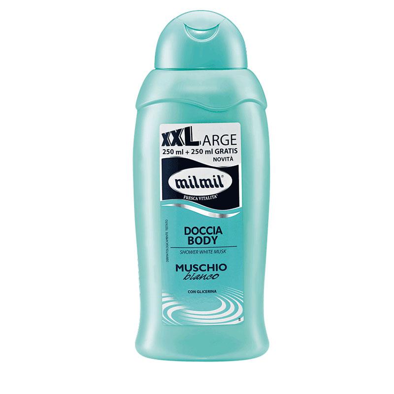 DOCCIASHAMPOO MIL MIL XXL BODY MUSCHIO BIANCO 500ML X 12PZ X CT