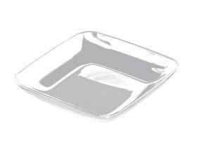 F.F. PIATTINO DAMPE QUADRATO PS CRYSTAL 50PZ X 4CF X CT