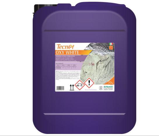 DET. CANDEGGIANTE DOS. AUTOMATICO BASE OSSIGENO ATTIVO TECNET OXYWHITE 20KG