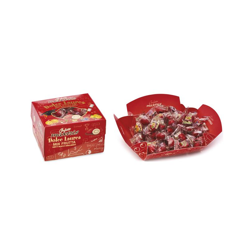 CONFETTI MAXTRIS DOLCE LAUREA MIX FRUTTA ROSSI 500GR X CF