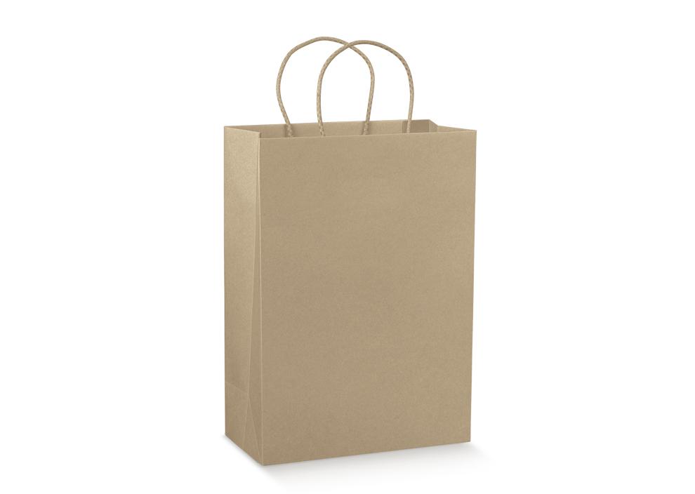 SHOPPERS CON CORDINO CARTA SCOTTON 270X110X350 AVANA 100PZ X CT