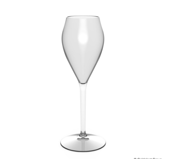 BICCHIERE GOLDPLAST DRINK SAFE FLUTE PETIT PERLAGE 160cc TRITAN TRASPARENTE 6PZ