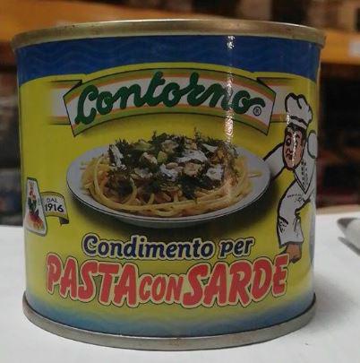 CONDIMENTO PASTA CON SARDE 240GR 24PZ X CT