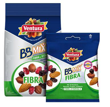 FRUTTA SECCA MIX VENTURA FIBRA 50GR 12CF X CT