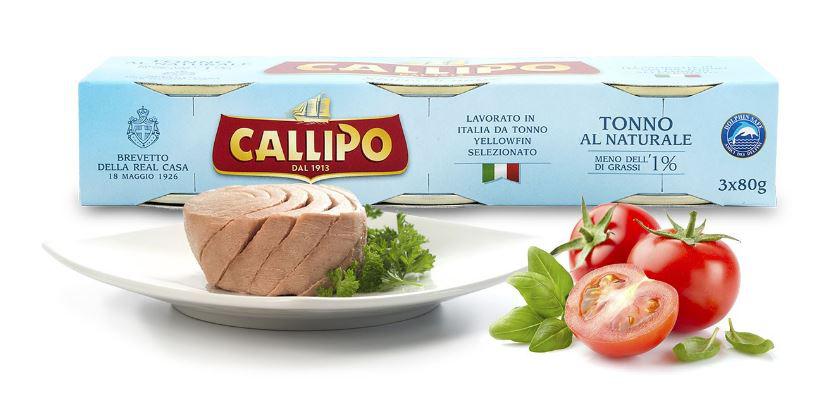 TONNO AL NATURALE CALLIPO MR TONNO 80GR 3LA X 32CF X CT