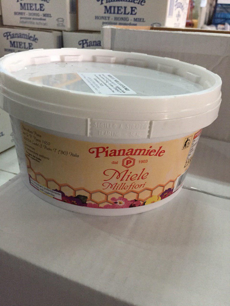 MIELE MILLEFIORI PIANA MIELE IN SECCHIELLO 2,5KG 2CF X CT