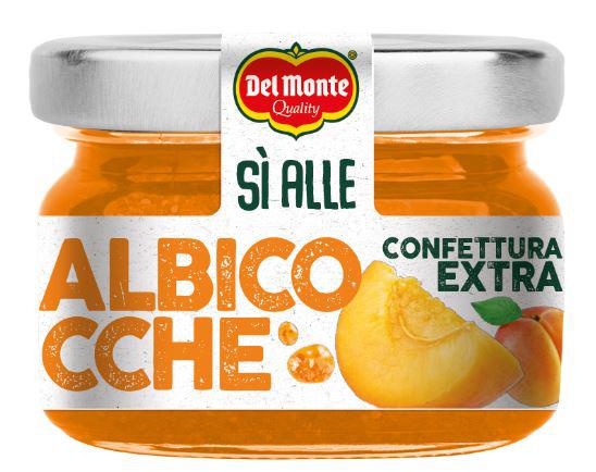 MONODOSE CONFETTURA ALBICOCCA EXTRA IN VETRO DEL MONTE 28GR 48PZ X CT