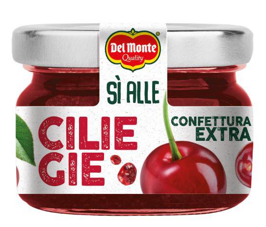 MONODOSE CONFETTURA CILIEGIA EXTRA IN VETRO DEL MONTE 28GR 48PZ X CT