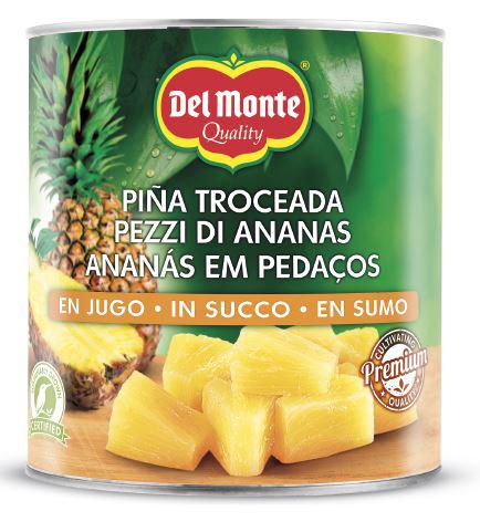 FRUTTA SCIROPPATA ANANAS A SPICCHI DEL MONTE 3KG X 6PZ X CT