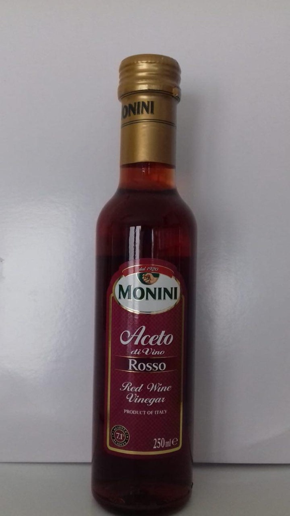 ACETO DI VINO ROSSO MONINI 250ML 6PZ X CT