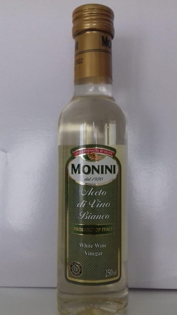 ACETO DI VINO BIANCO MONINI 250ML 6PZ X CT