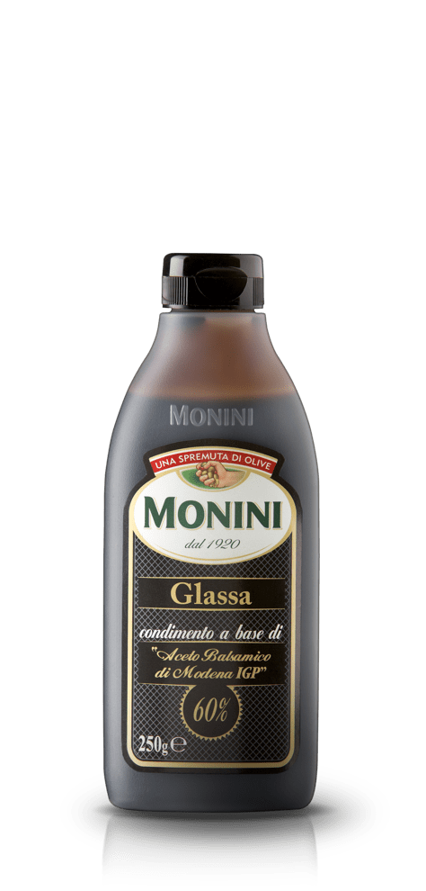 GLASSA DI ACETO BALSAMICO DI MODENA MONINI 250ML 8PZ X CT