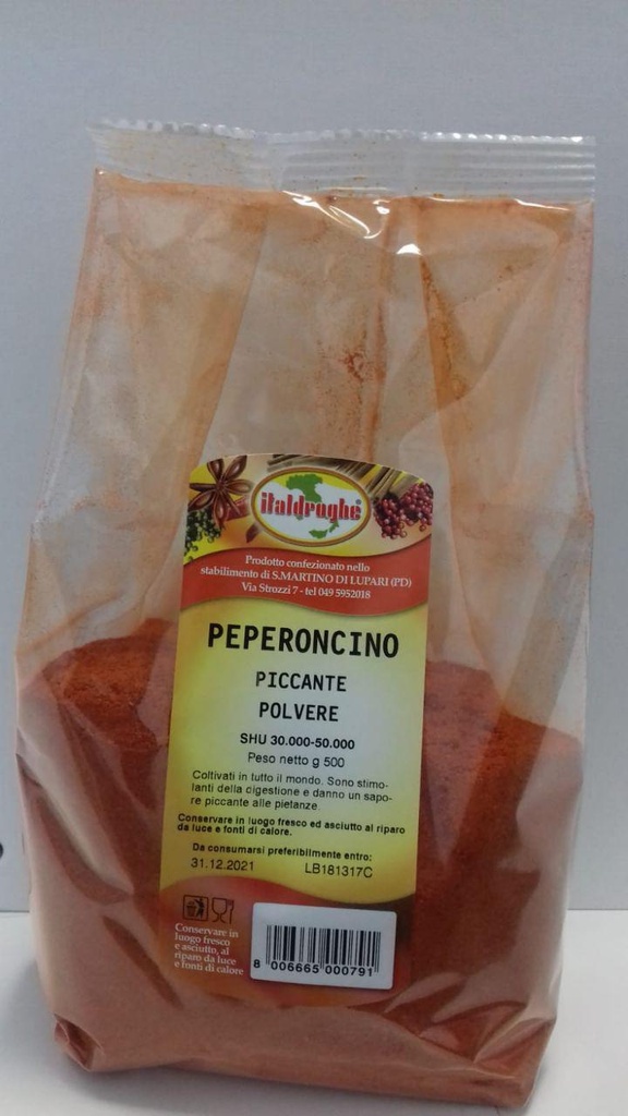 AROMA PEPERONCINO MACINATO 500GR 20PZ X CT