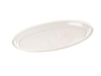 VASSOIO OVALE POLOPLAST COLORSERVICE 23X17X1H PS TRASPARENTE 25PZ X 2CF X CT