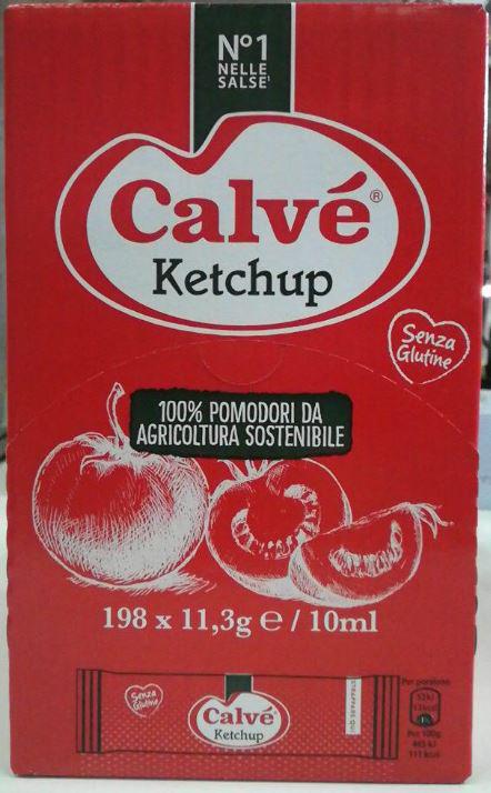 MONODOSE BUSTINE KETCHUP CALVE' 10ML X 198PZ X CT