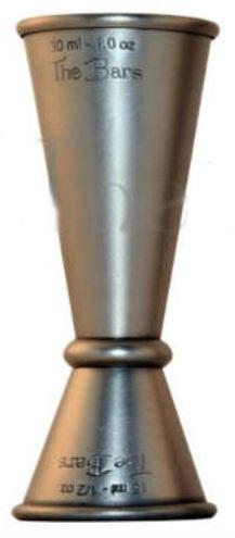 JIGGER 15/30ML THE BARS ACCIAIO VINTAGE STEEL