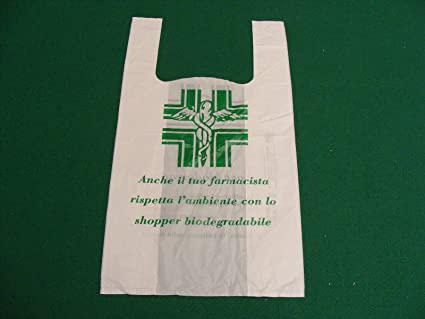 SHOPPERS COMPOSTABILI FARMACIA 32X60 500PZ X CT