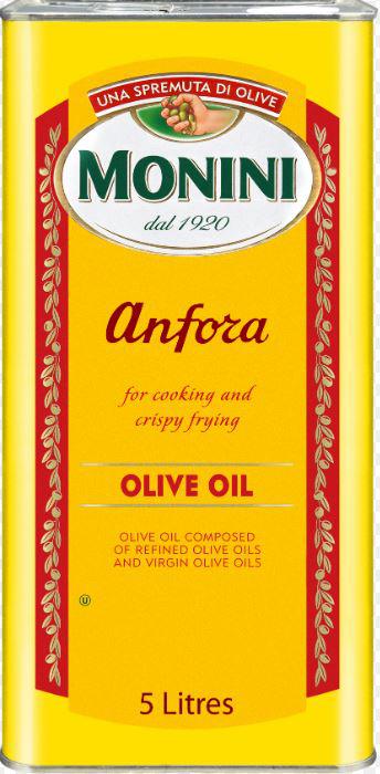 OLIO D'OLIVA MONINI ANFORA 5LT IN LATTA 4PZ X CT