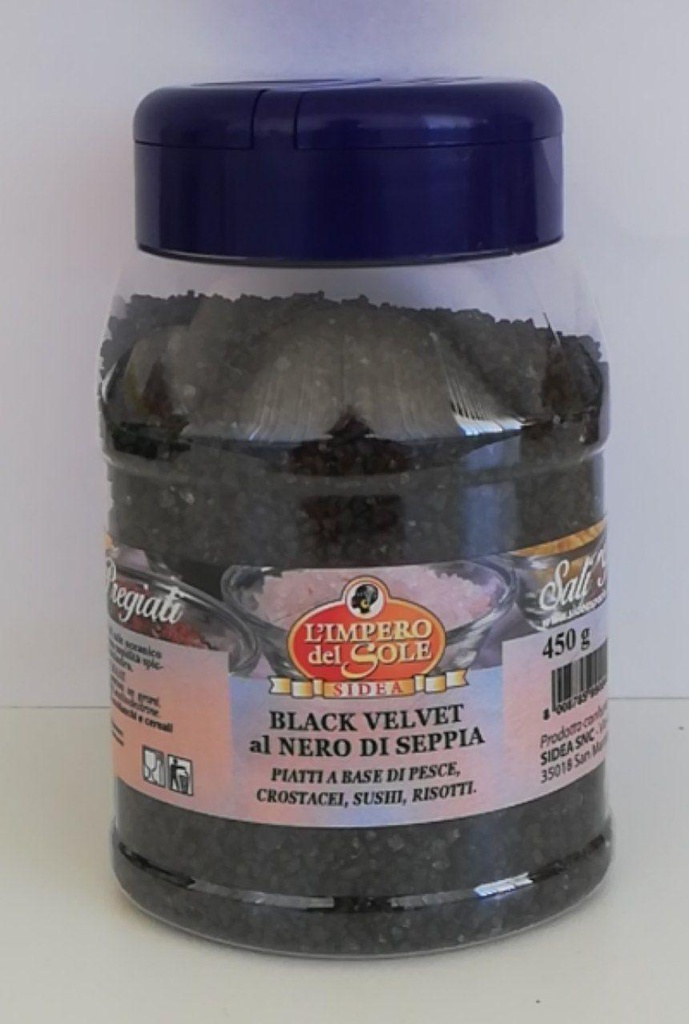 SALE NERO BLACK VELVET AL NERO DI SEPPIA SIDEA 450GR 6PZ X CT