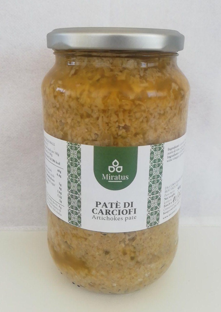 PATE' DI CARCIOFI MIRATUS 500GR