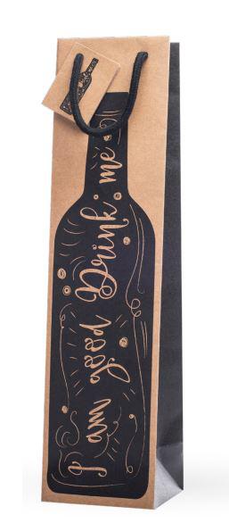 SHOPPERS 1 BOTTIGLIA DECORI  NERA 10+9X39 10PZ X CF
