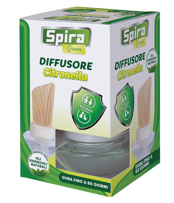 INSETTICIDA PER DIFFUSIONE SPIRA GREEN DIFFUSORE SEQUOIA