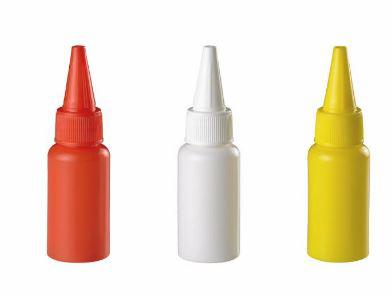 SQUEEZE BOTTLE LEONE 32ML ROSSO 6PZ X CF