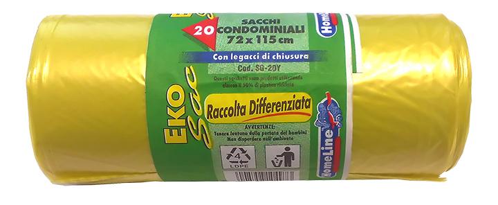 SACCO NU DIFFERENZIATA 70X105 MDPE 10PZ X 40CF X CT