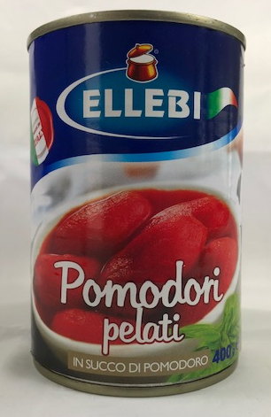 POMODORI PELATI ELLEBI 400GR 24PZXCT