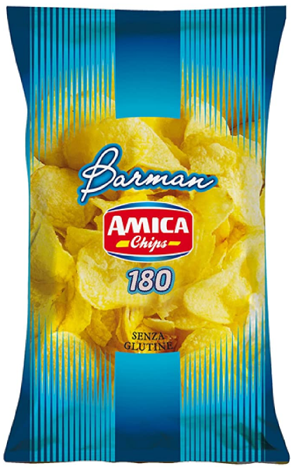 PATATINA CLASSICA BARMAN AMICA CHIPS 180GR CF12XCT