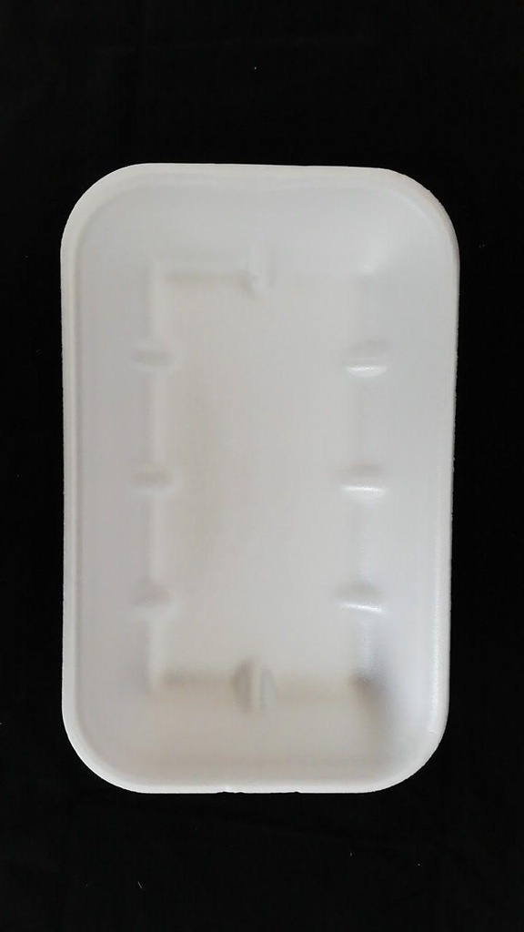 VASSOIO POLISTIROLO COOPBOX CX168 270X168X49 BIANCO 500PZ X 6ST X BL