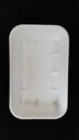 VASSOIO POLISTIROLO COOPBOX CX168 270X168X49 BIANCO 500PZ X 6ST X BL