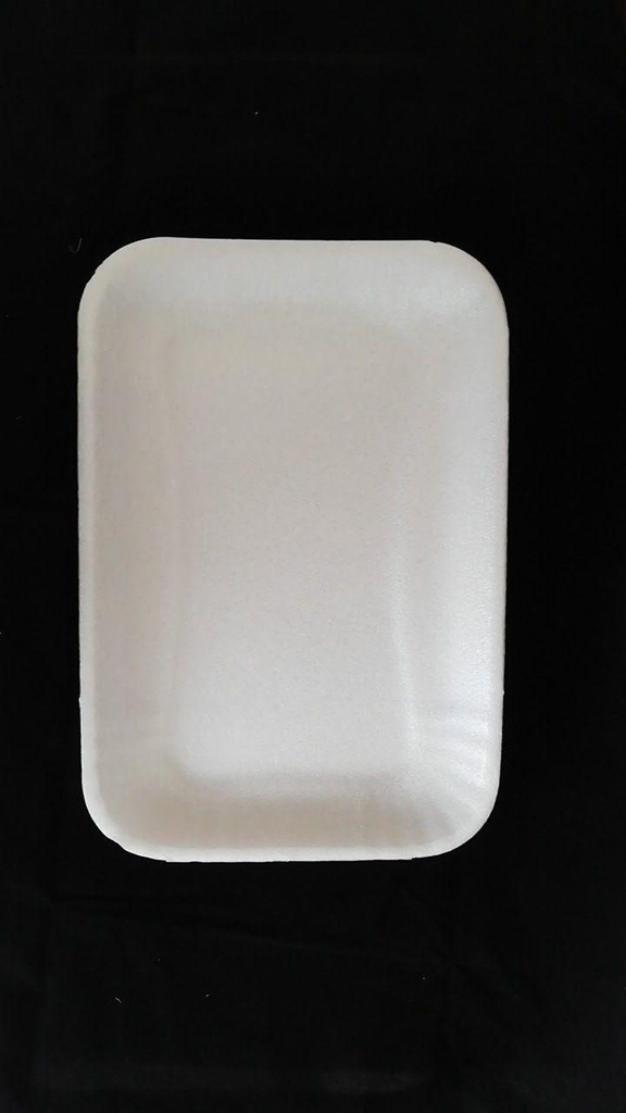 VASSOIO POLISTIROLO COOPBOX CX204 270x185x20 BIANCO 500PZ X 4ST X BL
