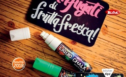 [T5305] PENNARELLI A GESSO LIQUIDO PER LAVAGNE LEONE MULTICOLOR 4PZ X CF