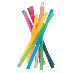 [6293FL] CANNUCCE POLOPLAST 13CM D7MM PP MULTICOLOR 500PZ X 20CF X CT