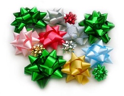 [COCCFIOCCNATAL] COCCARDA NASTRO FIOCCO 15mm MULTICOLOR METAL 120PZ X CF