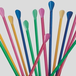[FC0620A] CANNUCCE CUCCHIAIO FLORIDA 20CM NERE MULTICOLOR 100PZ X 10CF X CT