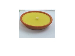 [PC.16] CANDELE ALLA CITRONELLA MUTO 16CM IN COCCIO 24PZ X CT