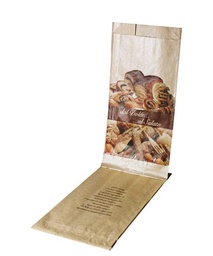 [EC361530NA0TCQ26] SACC. KRAFT STAMPA DOLCE SALATO Q26/R 15+11X30 AVANA 1000PZ X CT