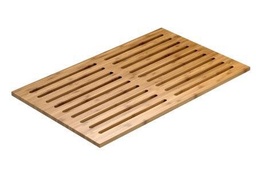 [S0103] GRIGLIA TAGLIERE LEONE ASIA 53,2X32,5X4 BAMBOO NATURALE