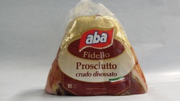[MEC842] PROSCIUTTO CRUDO 1/2 STAGIONATO CRUDI D'ITALIA DISOSSATO FIDELIO 3,6KG C.A.
