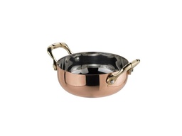 [P2000] MINI COOKER TEGAMINO LEONE D10cm 4,25H IN ACCIAIO COLOR RAME