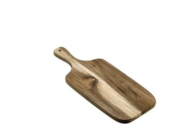 [S5011] TAGLIERE LEONE IN LEGNO D'ACACIA 45X18X1,6