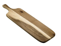 [S5010] TAGLIERE LEONE IN LEGNO D'ACACIA 75X20X1,6